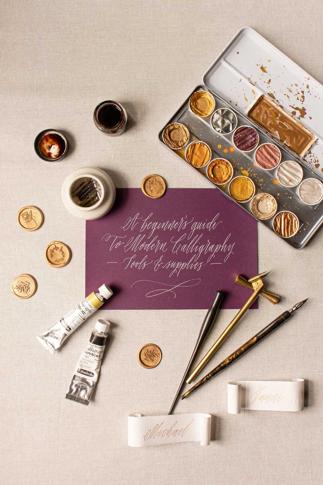 A beginner's guide to modern calligraphy: My top tools and supplies —  Mathilda Lundin Calligraphy